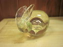 Vintage Glass Rabbit Paperweight