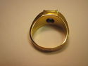 Men's Vintage Ring - 14k - Blue Stone