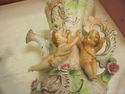 Pair of Cherub Figurine Vases - Italian