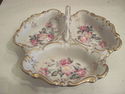 Antique Handpainted Lefton Divided Dish