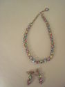 Vintage Crystal necklace and Earrings - Outstandin