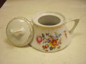 Antique Floral Porcelain Sugar Bowl - Bavaria