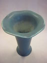 ROOKWOOD 1923 TRUMPET VASE #2736 BLUE-GREEN 