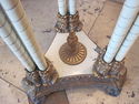 Beautiful Italian Ornate Plant Stand - Marble Top