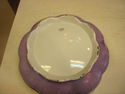 Antique Floral haviland Scalloped Bowl  - Purple F