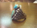 Southwestern Men's Ring - Turquoise - Green & Blue