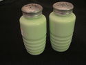 Vintage Jadite Salt and Pepper Shakers