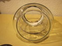 Vintage Glass Etched Biscuit Jar