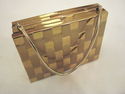 VinTAGe Goldtone Metal Compact/Cigarette Case 1950