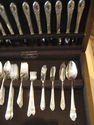 98-piece Set QUADRUPLE Plate Flatware w/Serving Pc