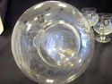 Vintage Etched Crystal Nautical Ship Decanter & Gl