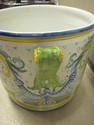 Large Handpainted Italian Majolica Pot - VIETRI - 