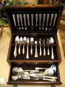 98-piece Set QUADRUPLE Plate Flatware w/Serving Pc