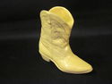 Vintage Frankoma Cowboy Boot - Yellow