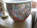 Beautiful Asian Handpainted Coy Pots