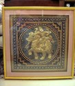 Vintage Kalaga Tapestry Burmese Thai Goddess Eleph