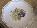 Reticulated Platter and Plate Set - Grape Design -