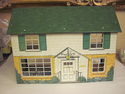 Vintage Painted Tin Dollhouse