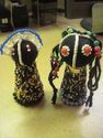 South African Lot of 8 Ndebele SEED BEAD DOLLS Sou