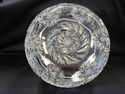 Large Clear Brilliant-Cut Glass Centerpiece Bowl 