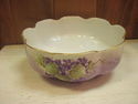 Antique Floral haviland Scalloped Bowl  - Purple F