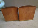 Asian Inspired Bookends - Teak Wood and Metal - Bi