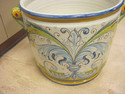 Large Handpainted Italian Majolica Pot - VIETRI - 