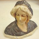 AnTIQue Art Deco Nouveau Cast Metal Bust