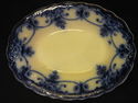 Flow Blue Oval Vegtable Dish - England