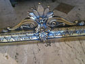 Elegant Brass Fireplace Andirons