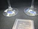 Pair of Waterford Crystal Champagne Flutes - Year 