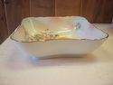 Antique Square Handpainted Bowl - Schumman - Germa