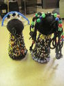 South African Lot of 8 Ndebele SEED BEAD DOLLS Sou