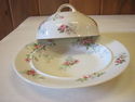 Limoges Two-Piece Butter Dish - Florals