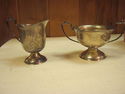 Silverplated Creamer and Sugar Bowl