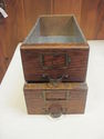 Antique Index Card Box