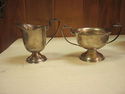 Silverplated Creamer and Sugar Bowl