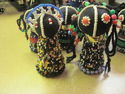 South African Lot of 8 Ndebele SEED BEAD DOLLS Sou