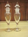 Pretty Pair of Antique Glass Perfume Bottles