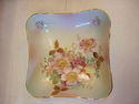 Antique Square Handpainted Bowl - Schumman - Germa