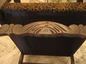 Vintage Hand Carved Chair Leopard Print