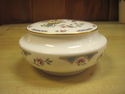 Vintage Coalport Vanity Bird Jar with Lid