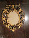 Antique Cast IronVictorian Picture Frame - Gold