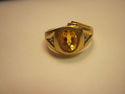 Men's Vintage Ring - 14k - Yellow Topaz