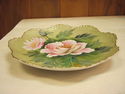 Pretty Handpainted Lefton Plate - Florals