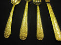 Bright Goldtone Flatware Set - 32 Pieces