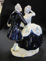 Three Pieces of Porcelain Figurines/Clock - Royal 