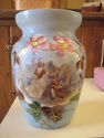 Antique Handpainted Vase - Florals and Colonial Co