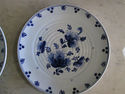 2 Pretty Delft Plate - Holland - Blue Handpainted 