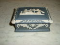 Vintage Wedgewood-Style Trinket Box with Lid